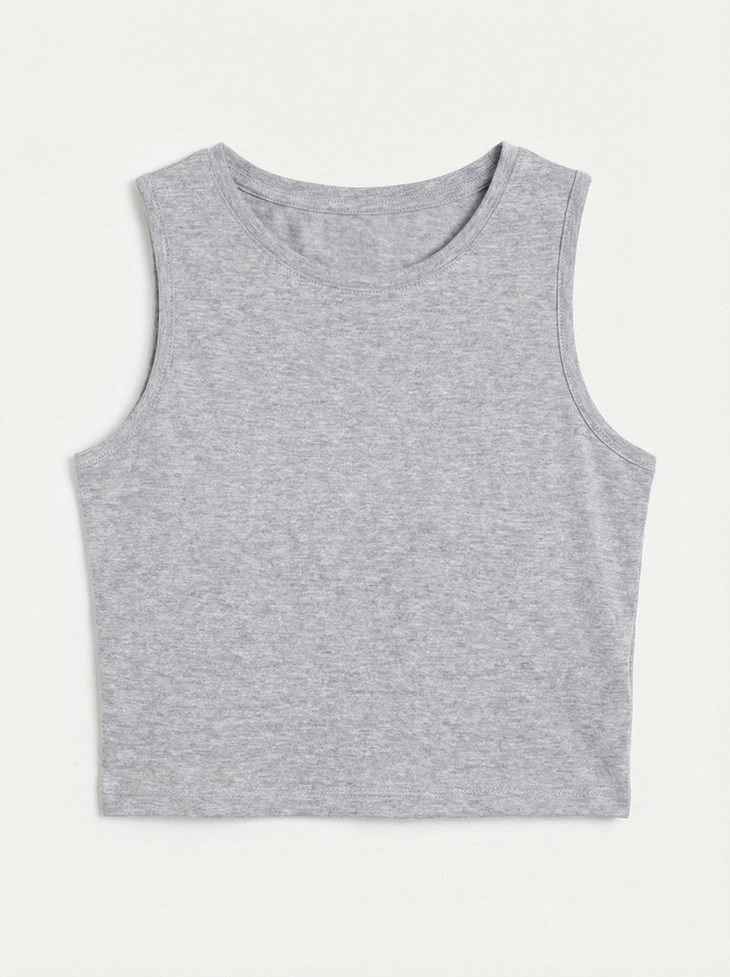 Crop Sleveless T-Shirt
