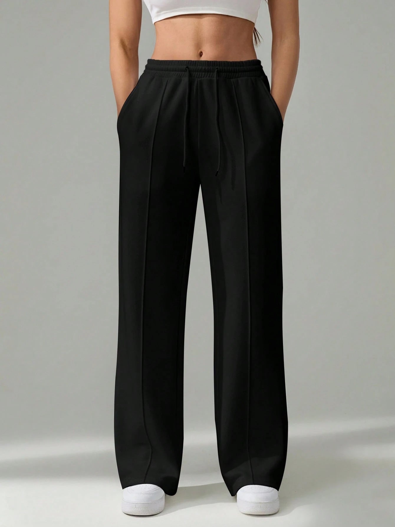 Center Pleated Joggers