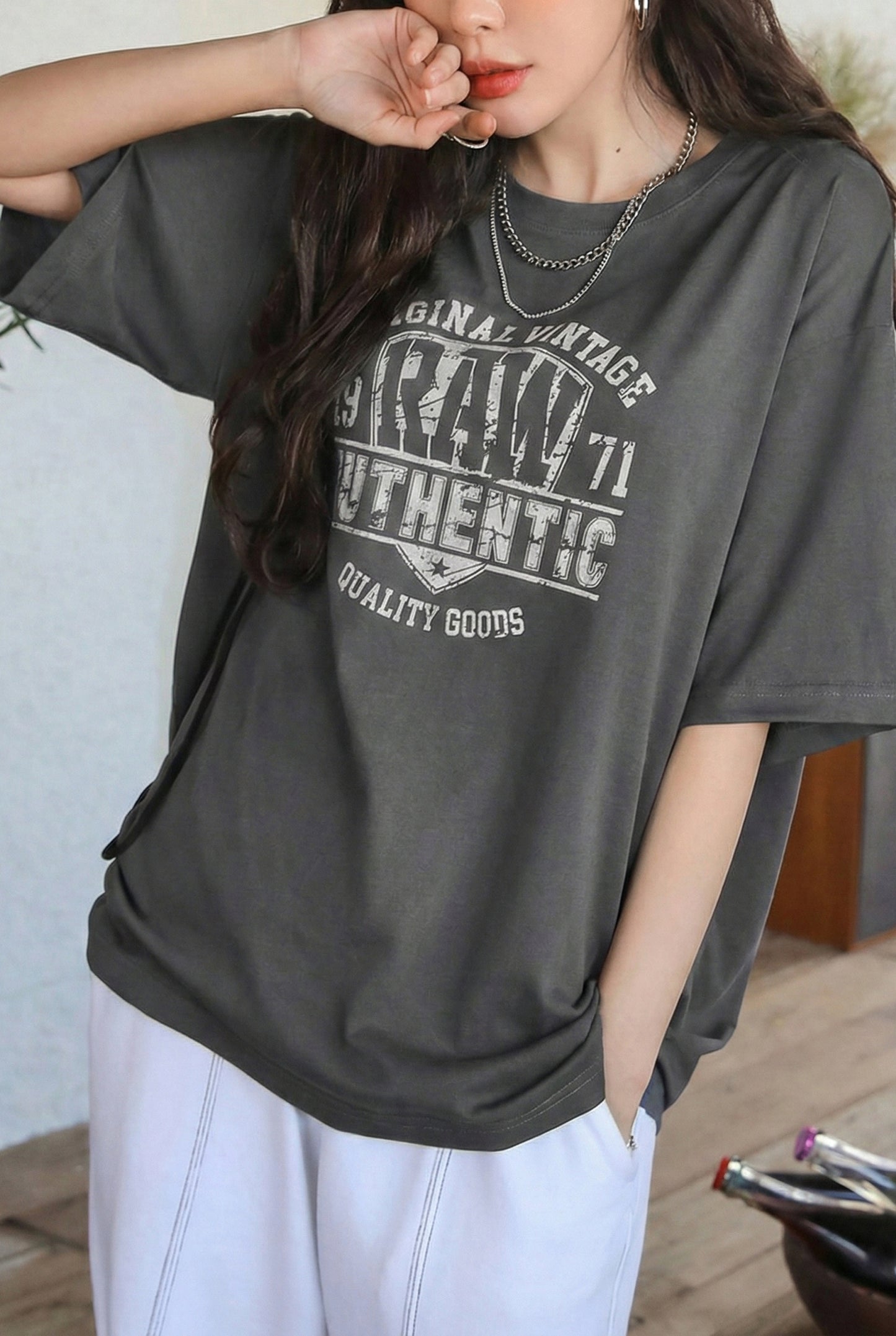 Printed Oversized T-Shirt