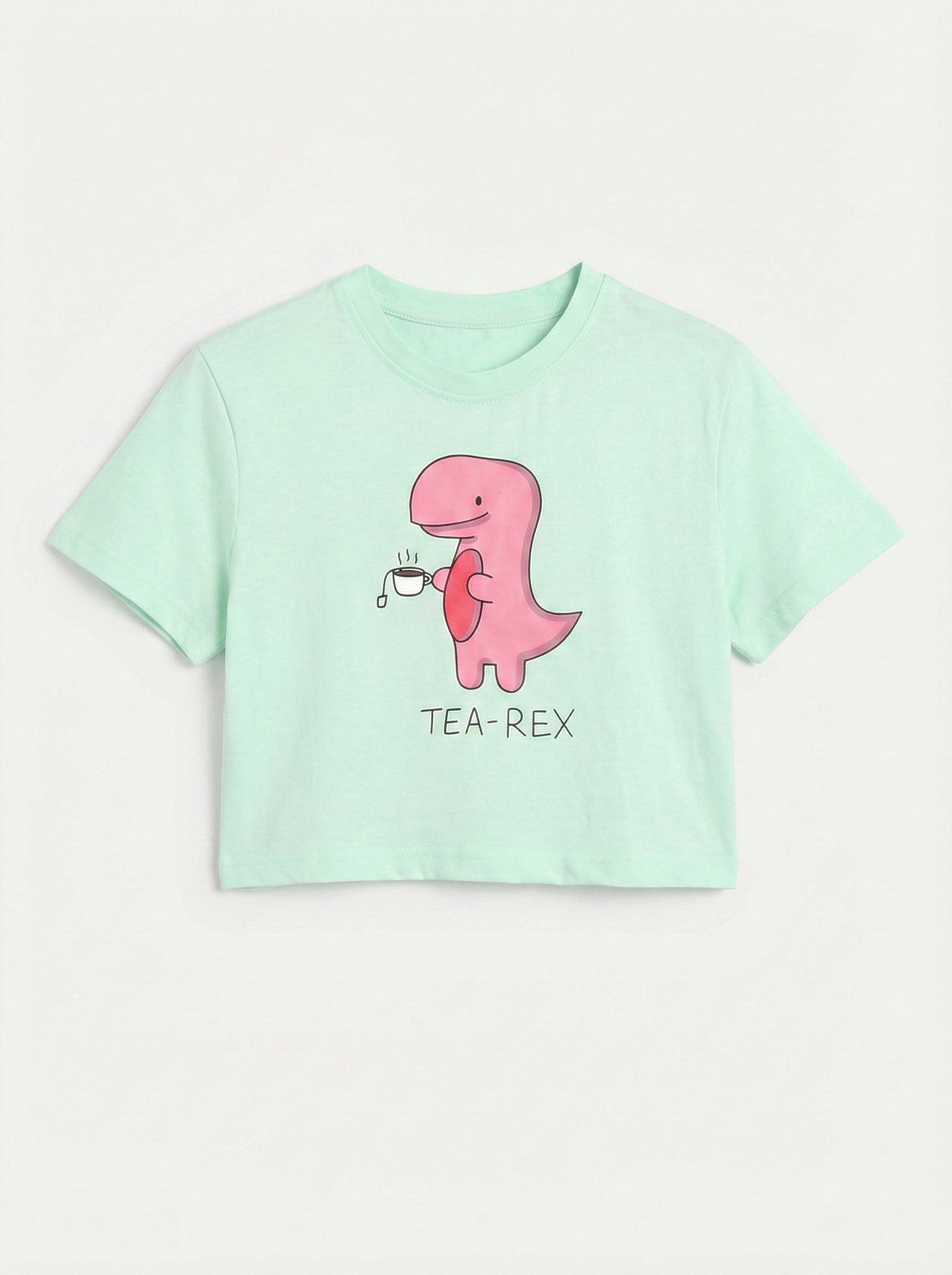 Crop Printed T-Shirt