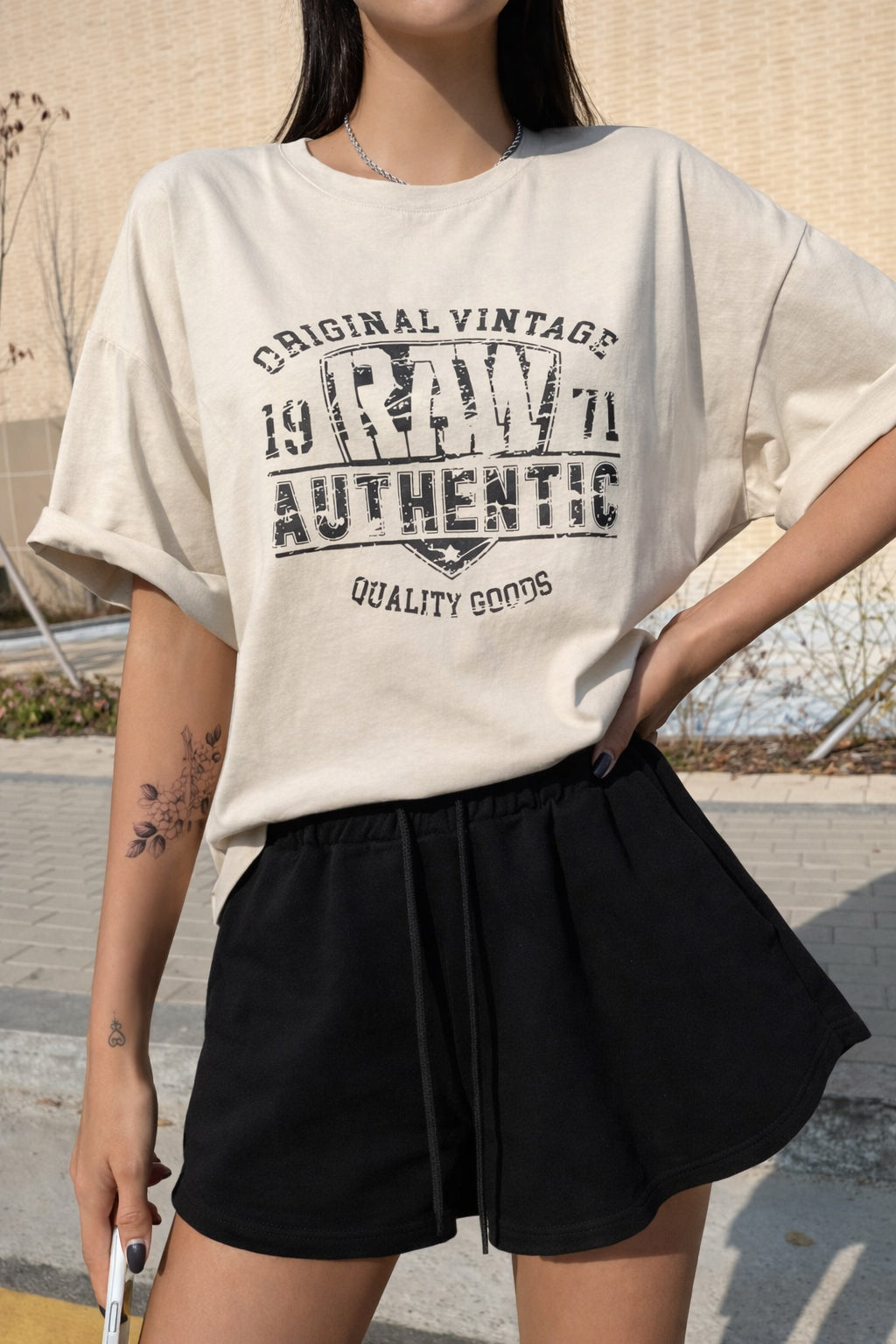 Printed Oversized T-Shirt