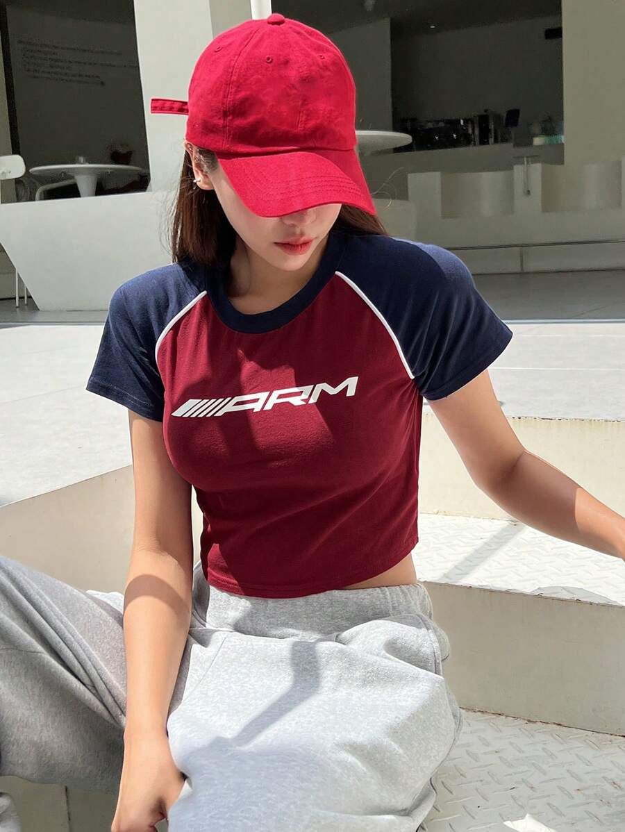 Raglan Printed T-Shirt