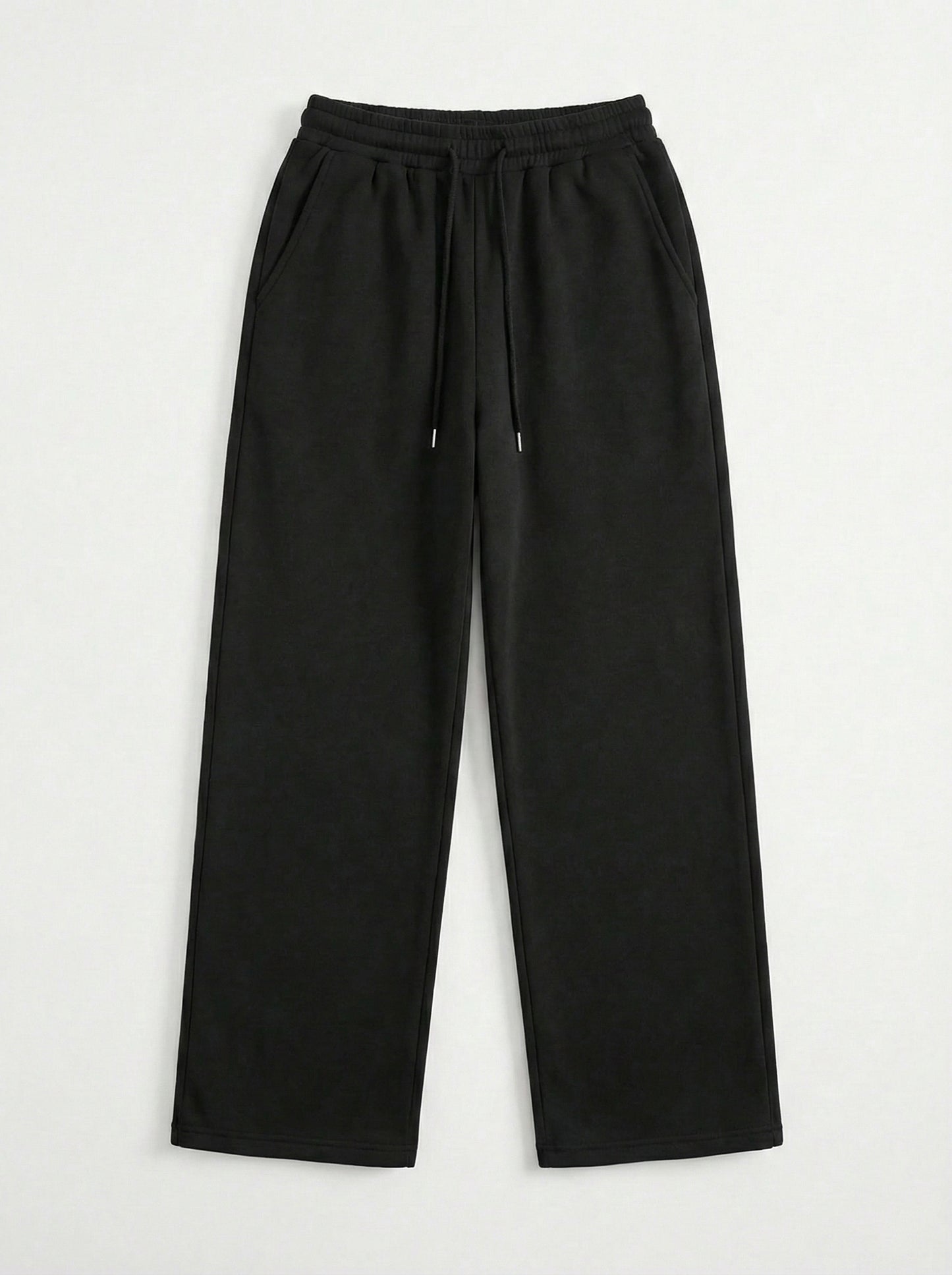 Solid Wide Leg Joggers