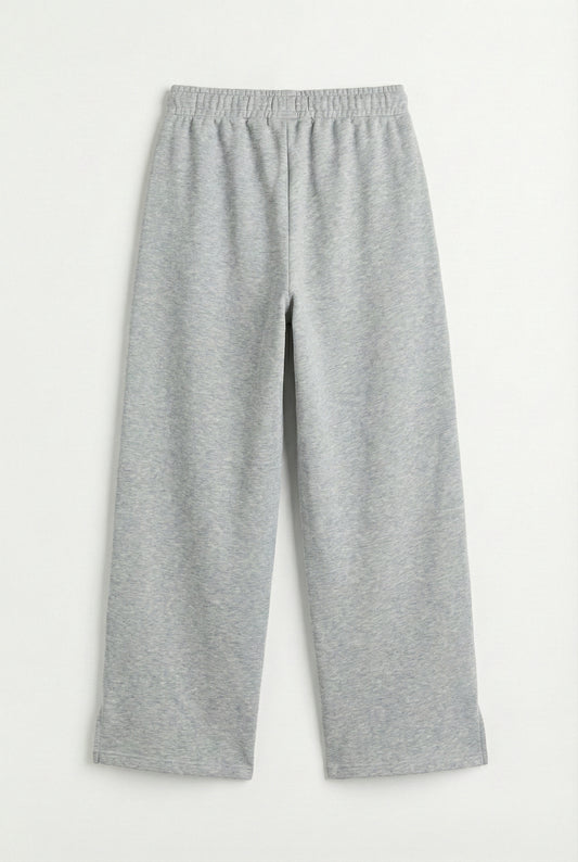 Solid Wide Leg Joggers