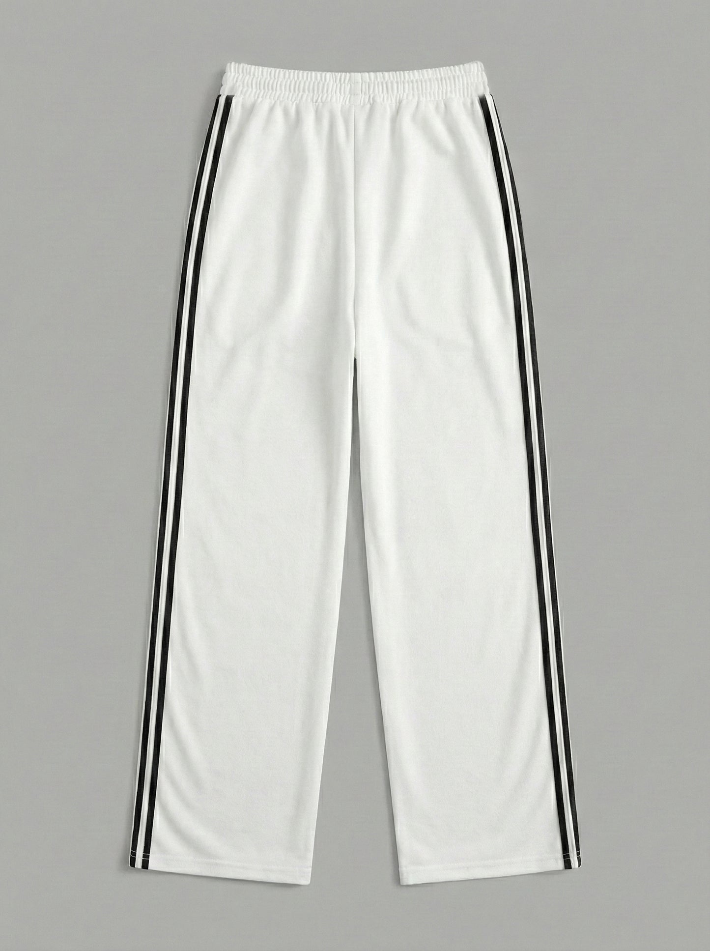 Striped Wide Leg Joggers