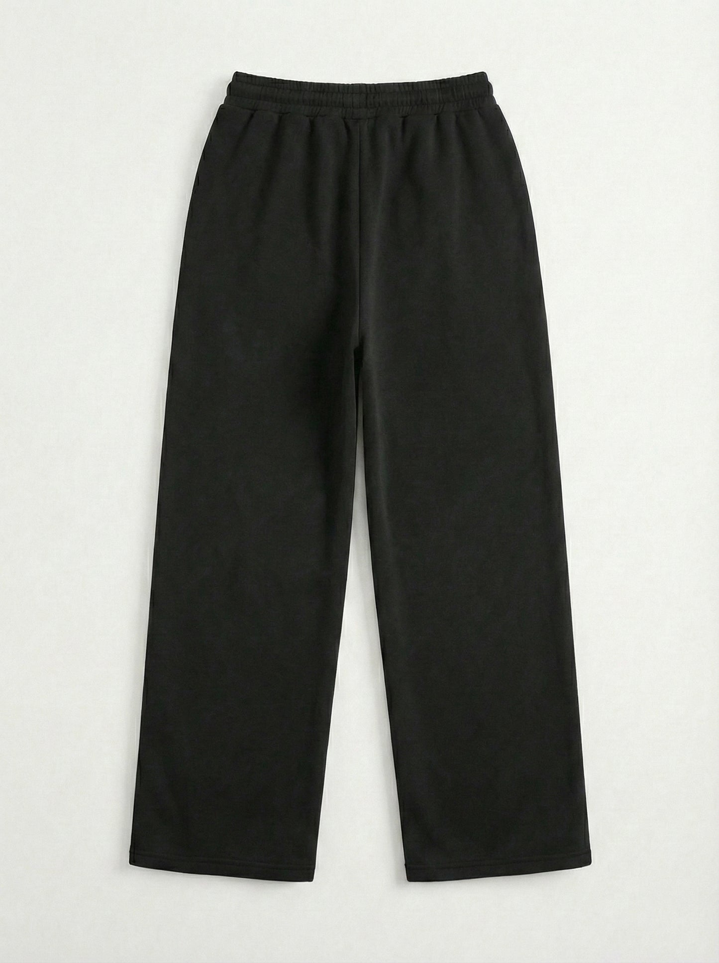 Solid Wide Leg Joggers