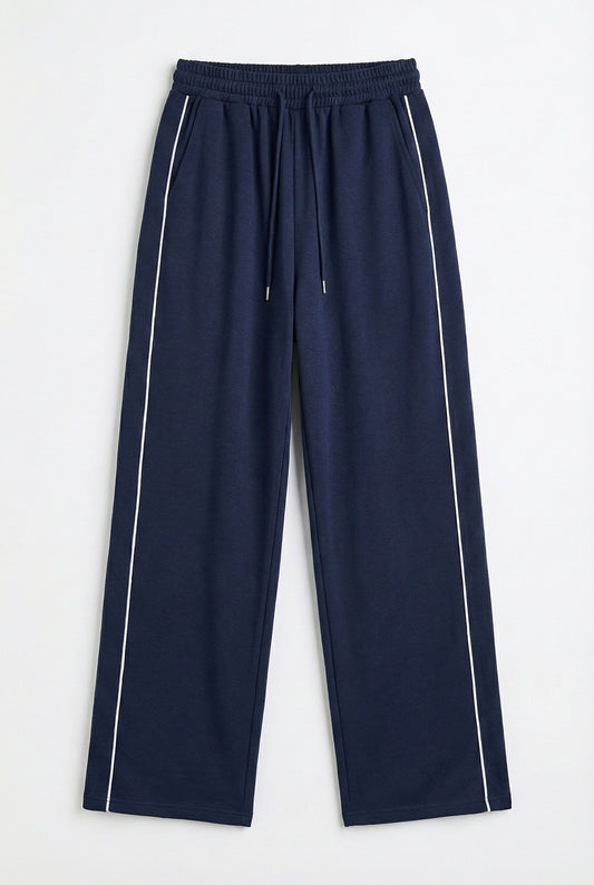 Striped Wide Leg Joggers