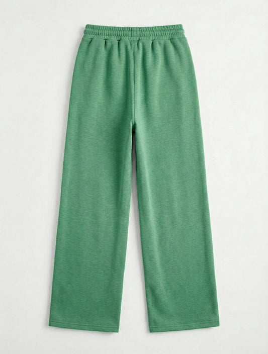 Solid Wide Leg Joggers