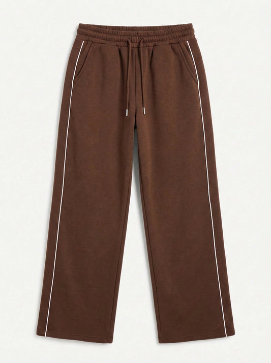 Striped Wide Leg Joggers