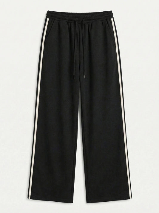 Striped Wide Leg Joggers