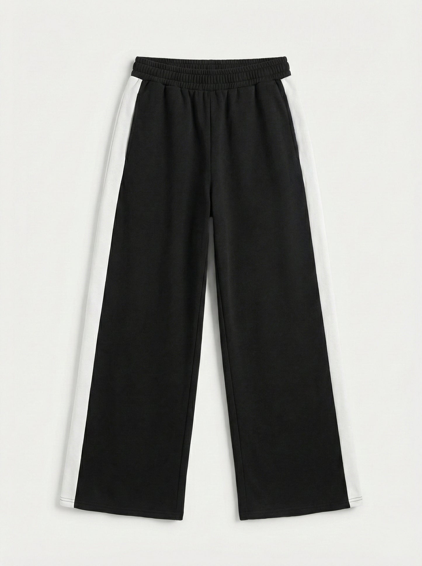 Striped Wide Leg Joggers