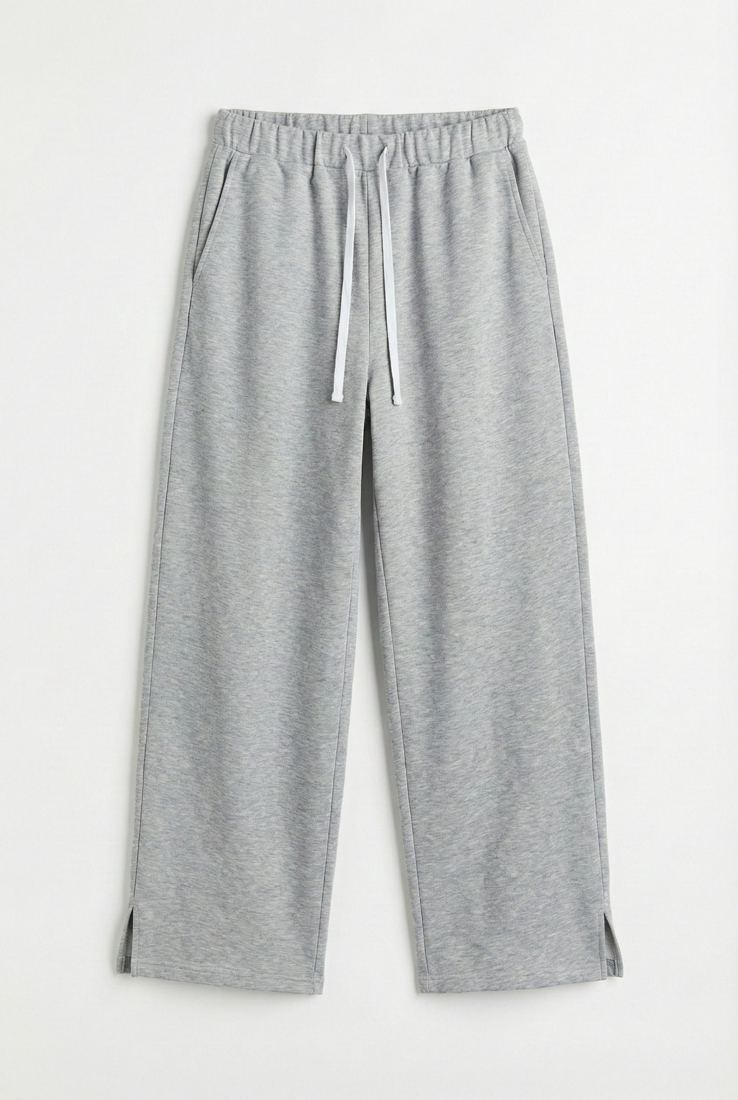 Solid Wide Leg Joggers