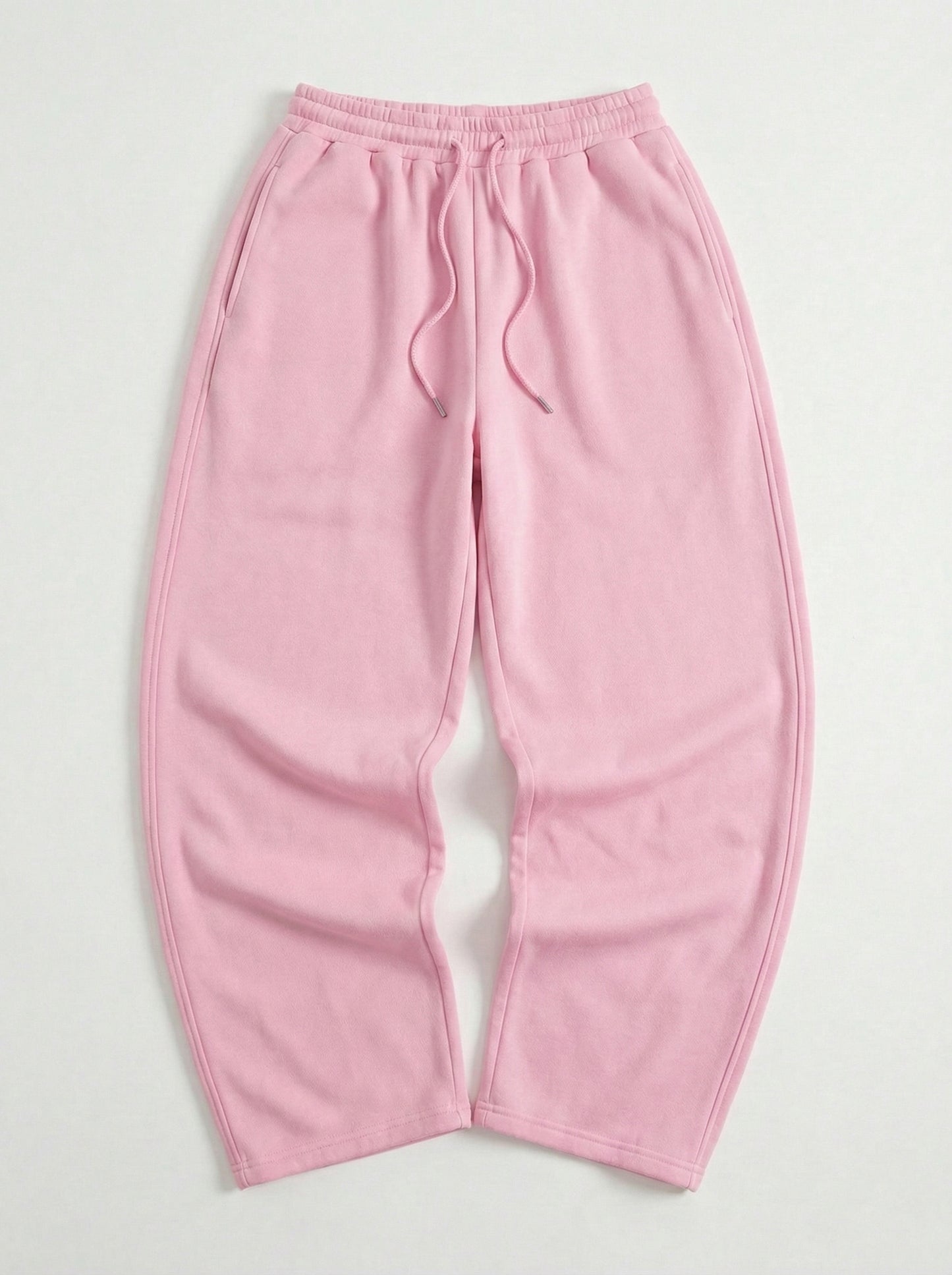 Solid Wide Leg Joggers