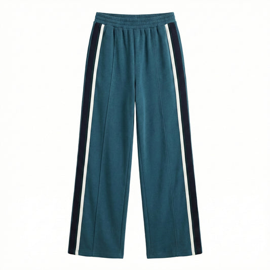 Striped Wide Leg Joggers