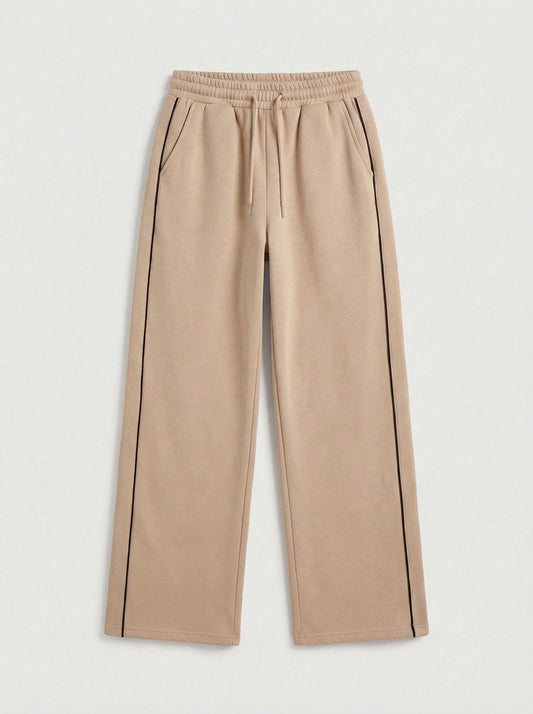 Striped Wide Leg Joggers