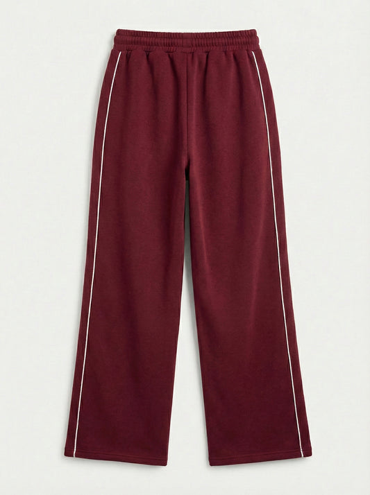 Striped Wide Leg Joggers