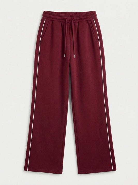 Striped Wide Leg Joggers